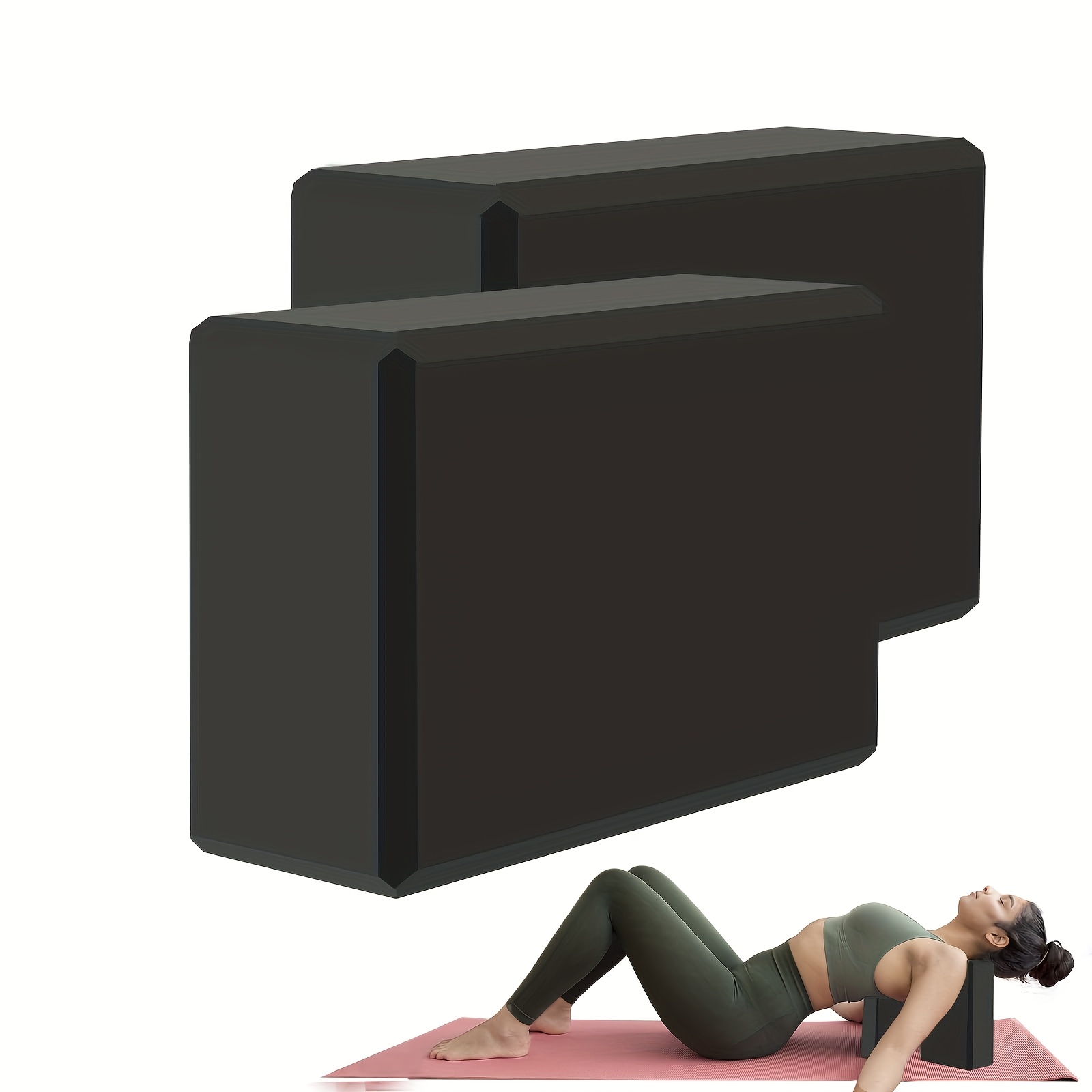 Yoga Block Cork - 1/2 Buah Bata Busa Gym Peralatan