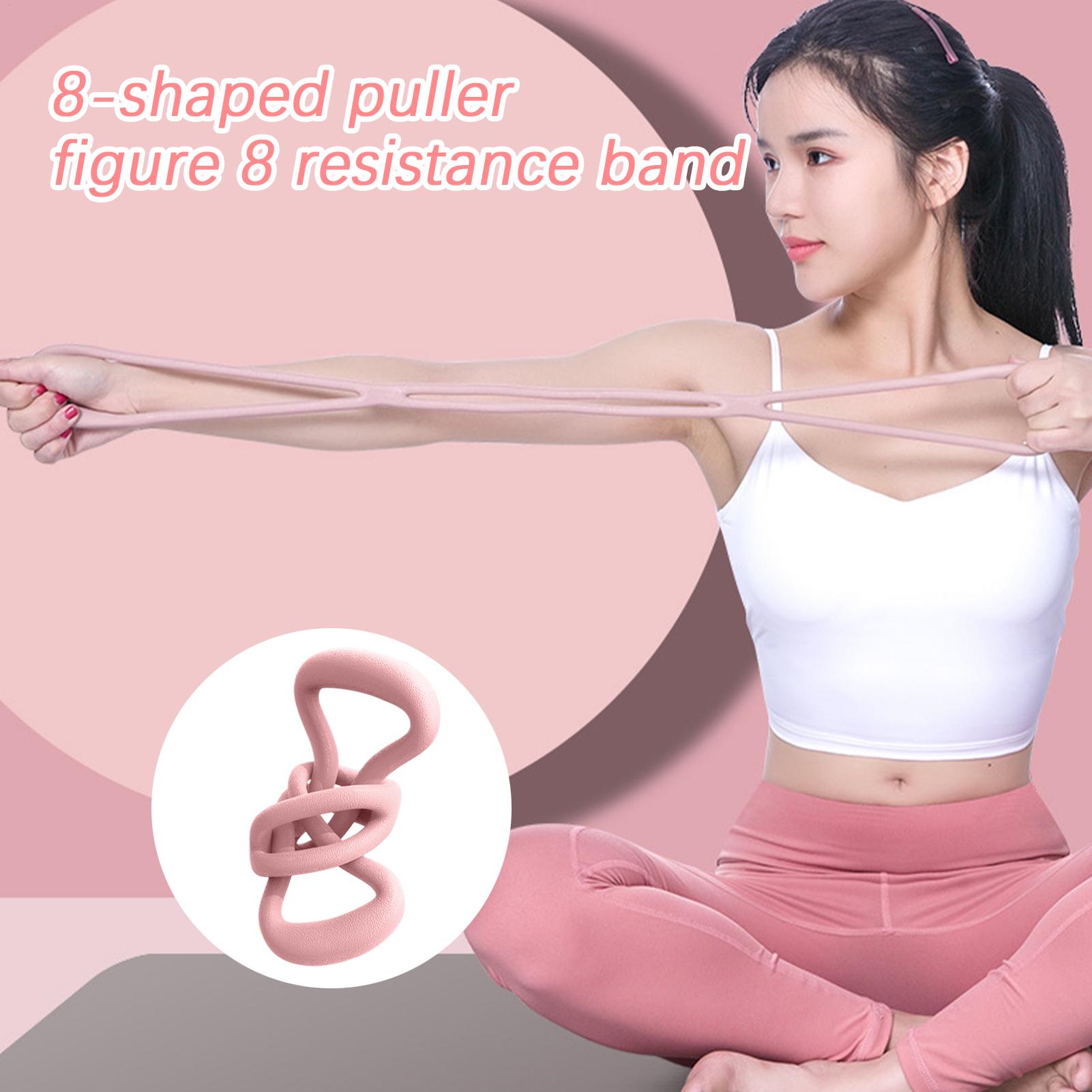 Pilates Yoga Room - Gambar 8 Resistance Band Kembali Latihan