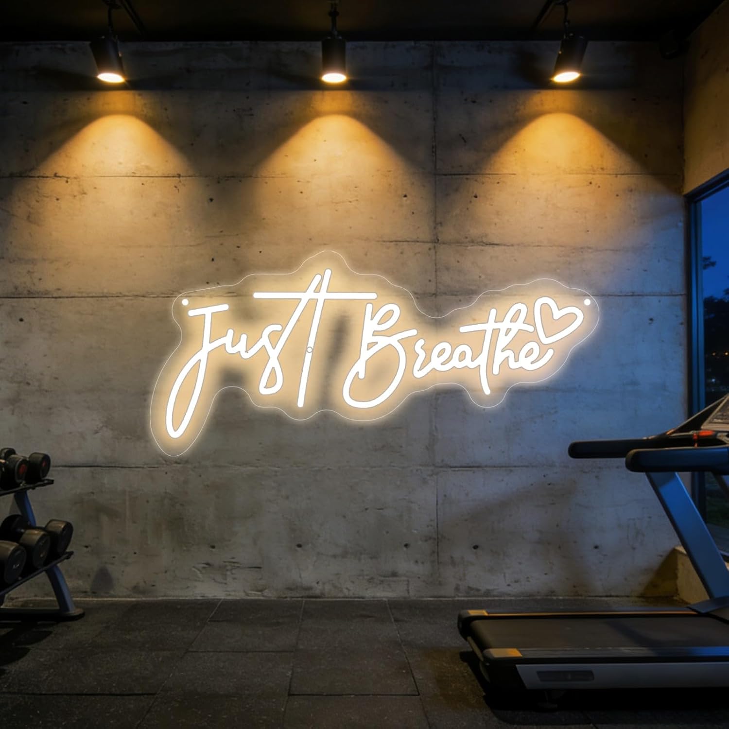 Pilates Yoga Room - Lampu Neon LED Bertenaga USB 