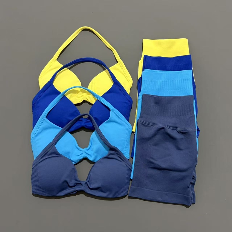 Pilates Yoga Set - 2 Buah Set Olahraga HISTELLO Bra
