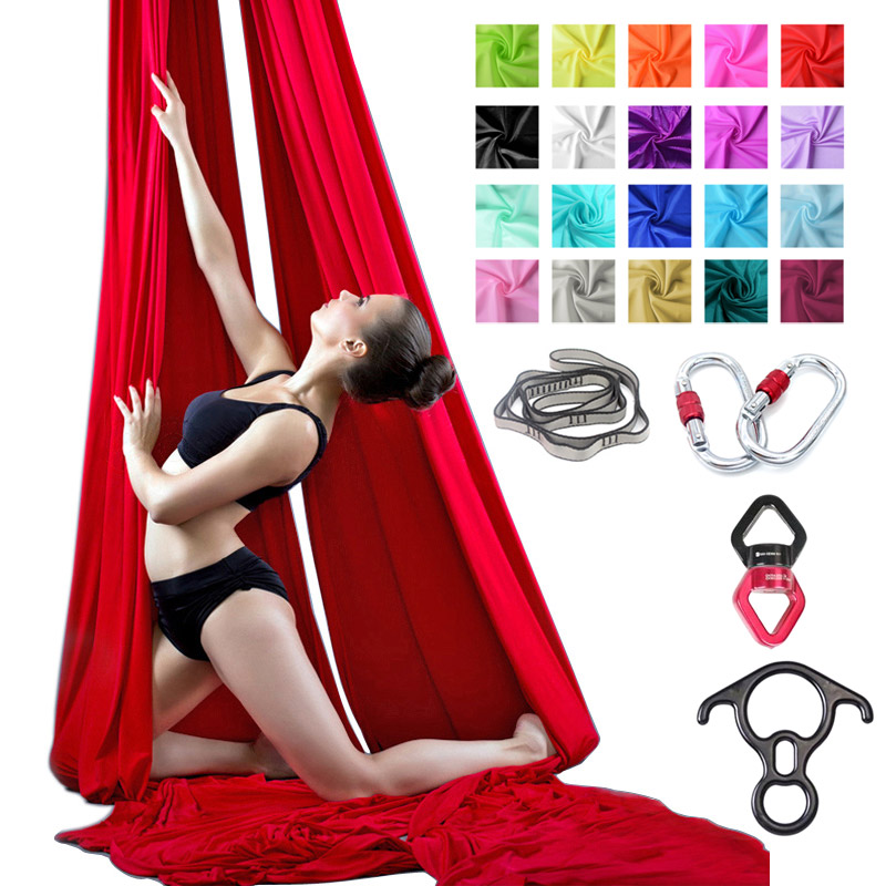 Aerial Silk Hammock - Set Sutra Yoga Udara 9 Yard
