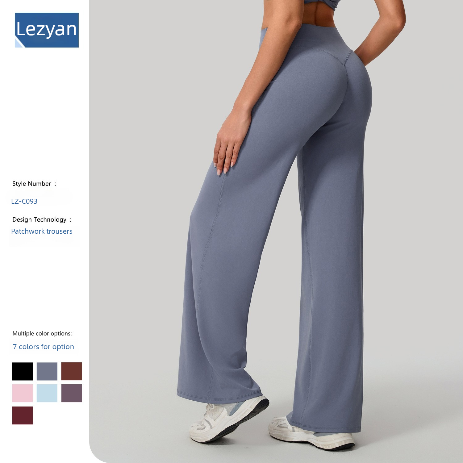 Pilates In Yoga Pants - Lezyan Celana Yoga Longgar Lembut Model