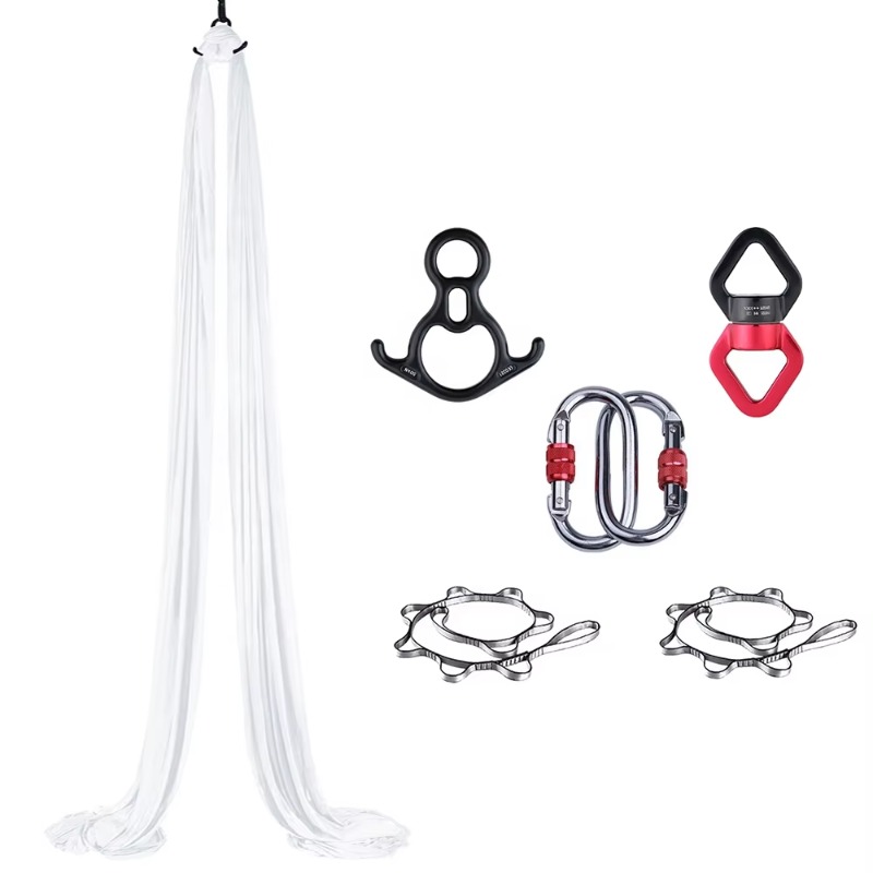 Aerial Silk Hammock - Peralatan Yoga Gantung Anti-Gravitasi Mewah 8m