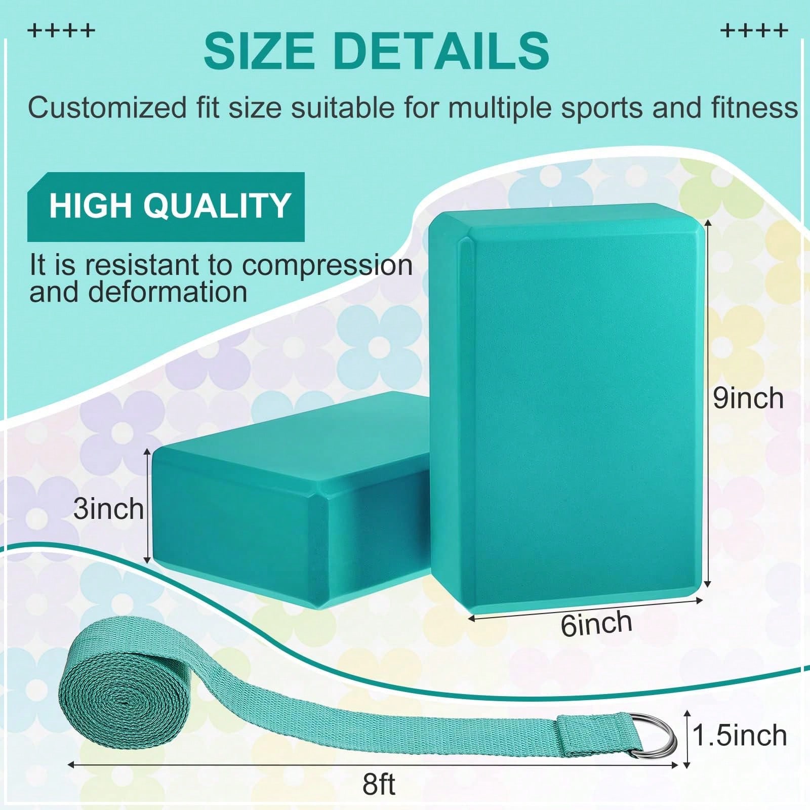 2 Paket Bata Yoga Busa Kepadat - Yoga Block Cork ulasan dan harga