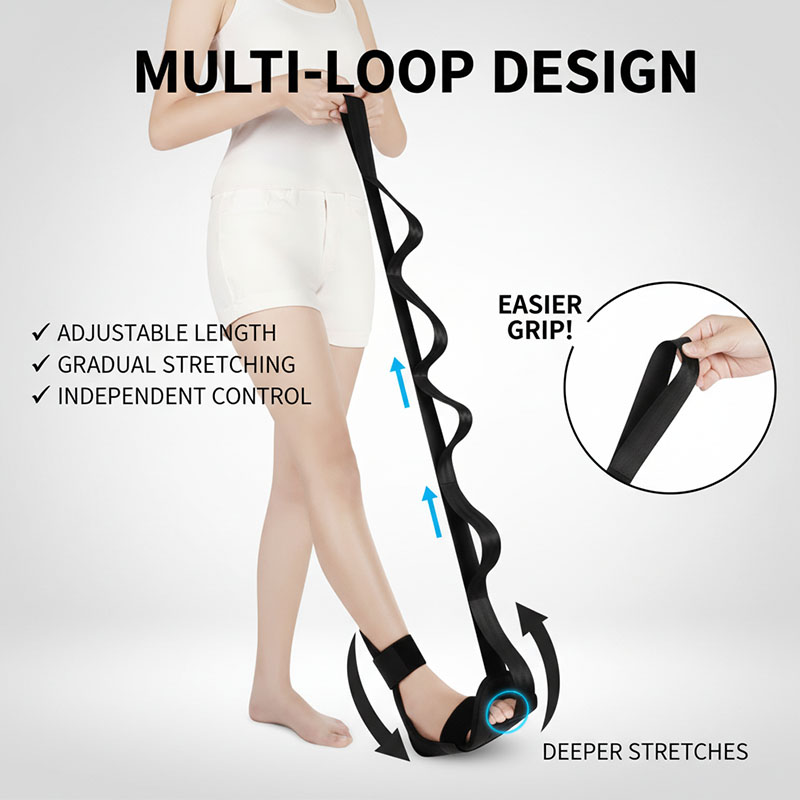 Pita Peregangan Kaki Yoga Pita - Pilates Yoga Joint ulasan dan harga