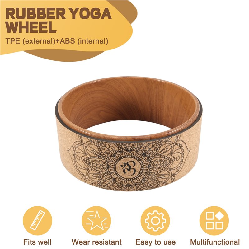 A65G-Cork Roda Yoga Untuk Posi - Yoga Wheel Dharma ulasan dan harga