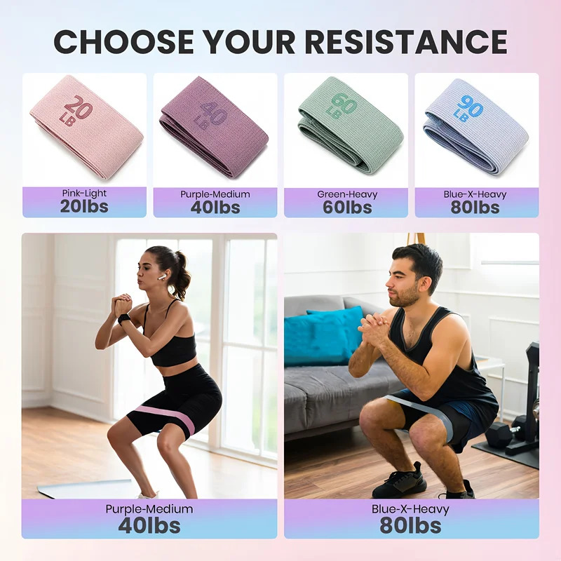 20-90LB Pita Elastis Kain Pita - Pilates Yoga Joint ulasan dan harga