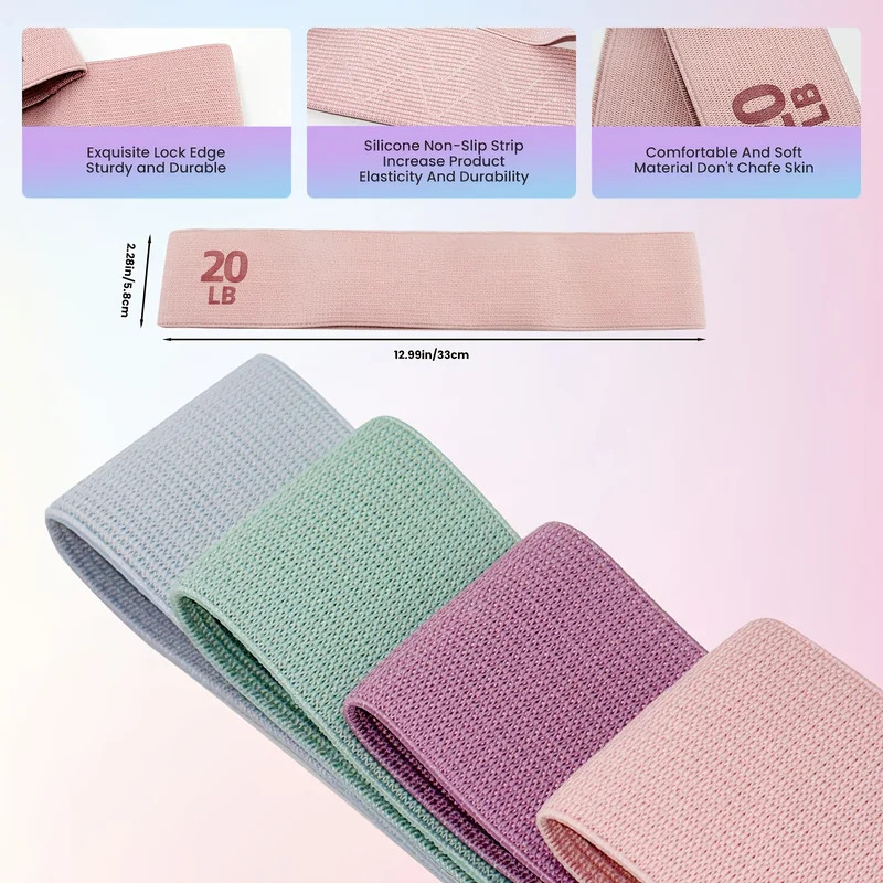 20-90LB Pita Elastis Kain Pita - Pilates Yoga Joint ulasan dan harga