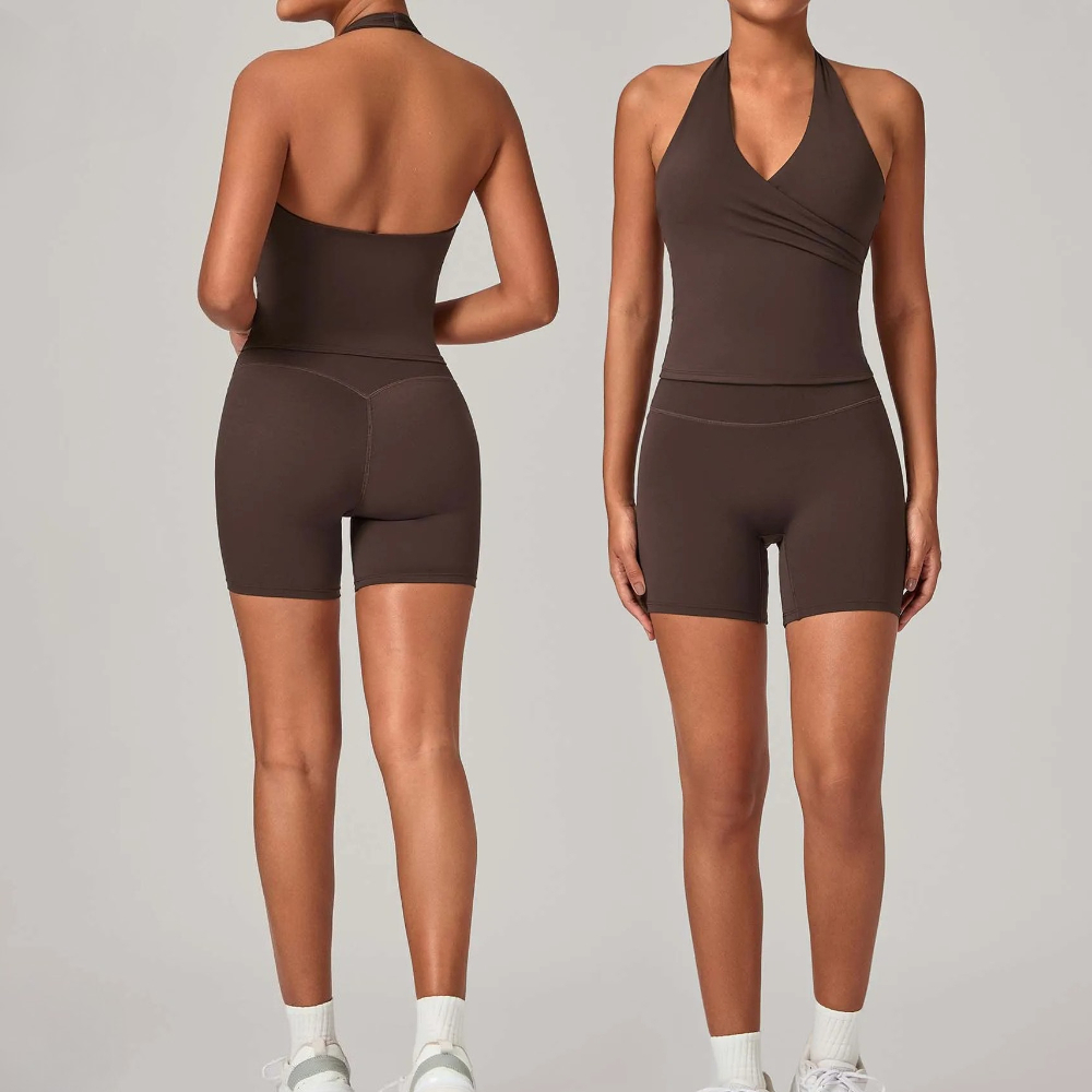 Set Olahraga Wanita 2 Potong,  - Pilates Yoga Set ulasan dan harga