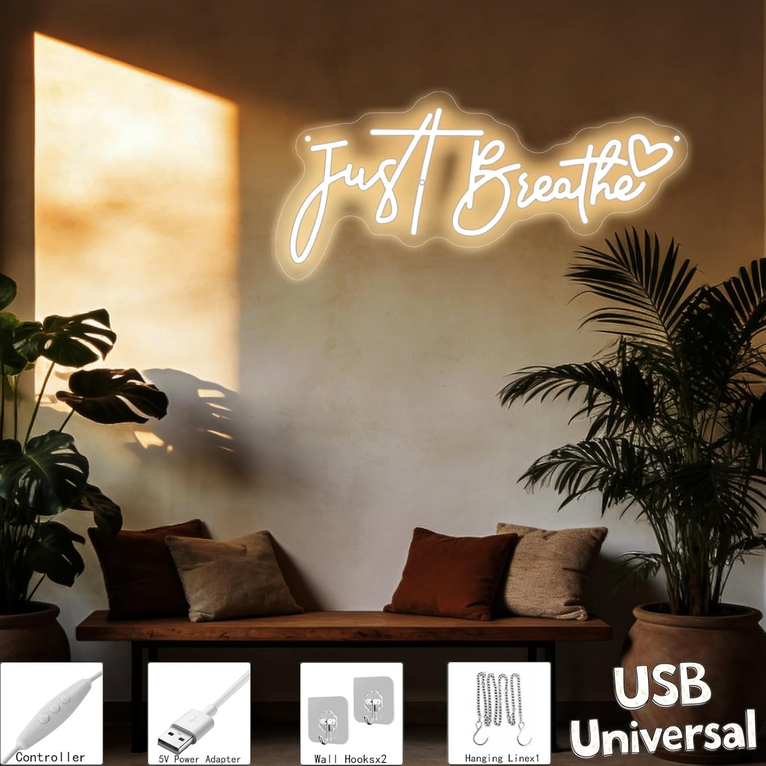 Lampu Neon LED Bertenaga USB 