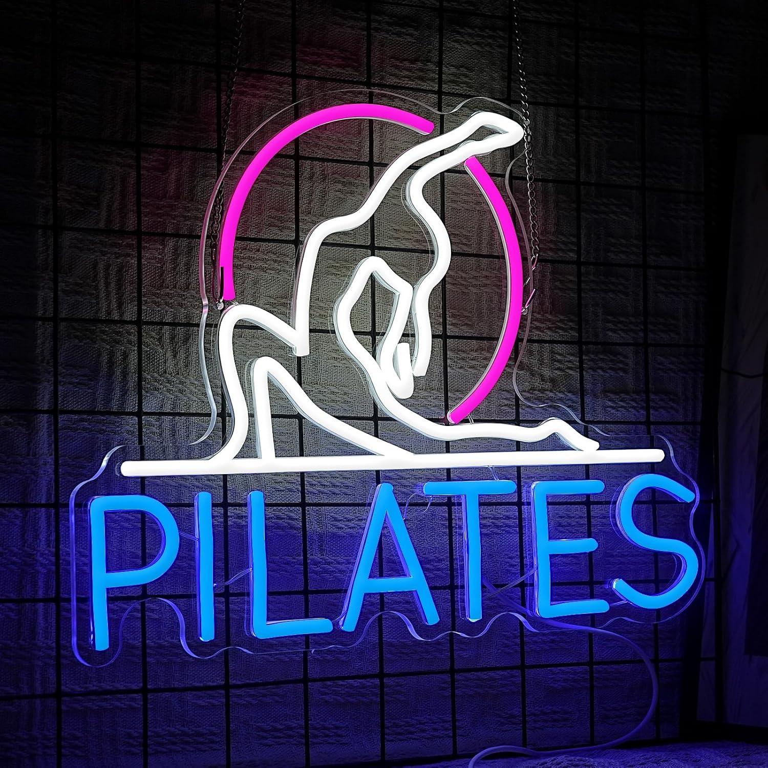 Lampu Neon Yoga Pilates LED ya - Pilates Yoga Room ulasan dan harga