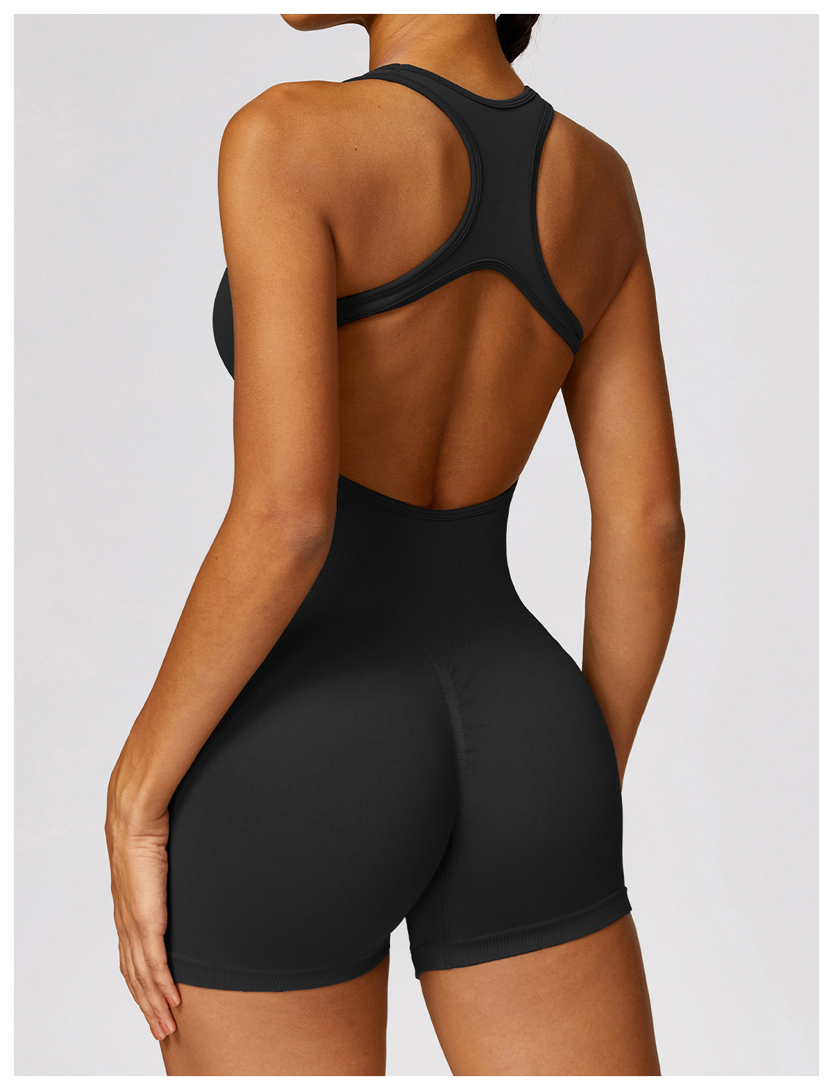 Sexy Back Jumpsuit Gym Set Wan - Pilates Yoga Set ulasan dan harga