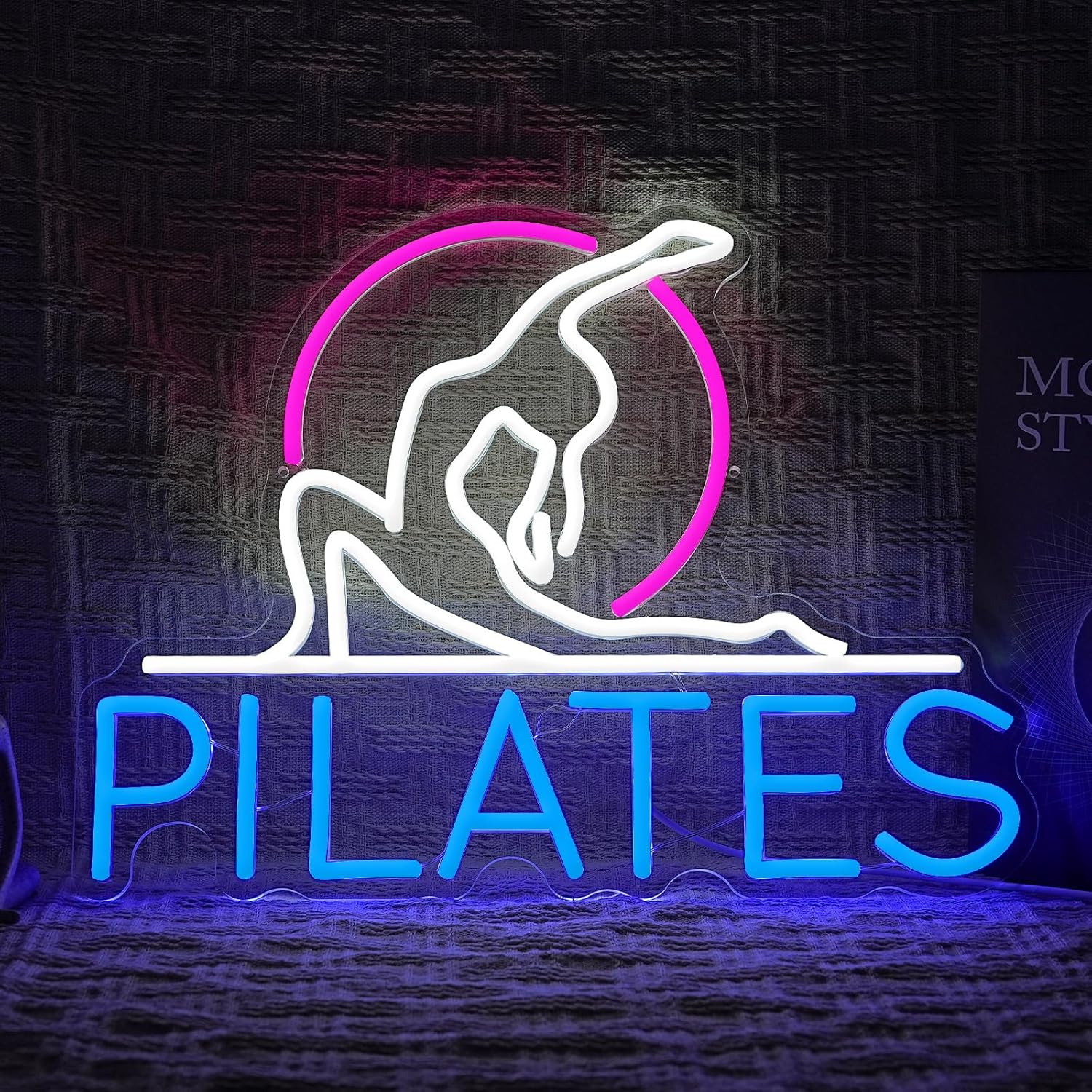 Lampu Neon Pilates Studio Yoga - Pilates Yoga Room ulasan dan harga