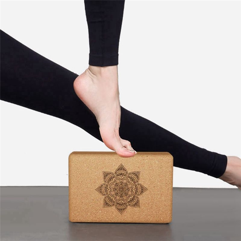 AED2-Cork Yoga Block Gym Block - Yoga Block Cork ulasan dan harga