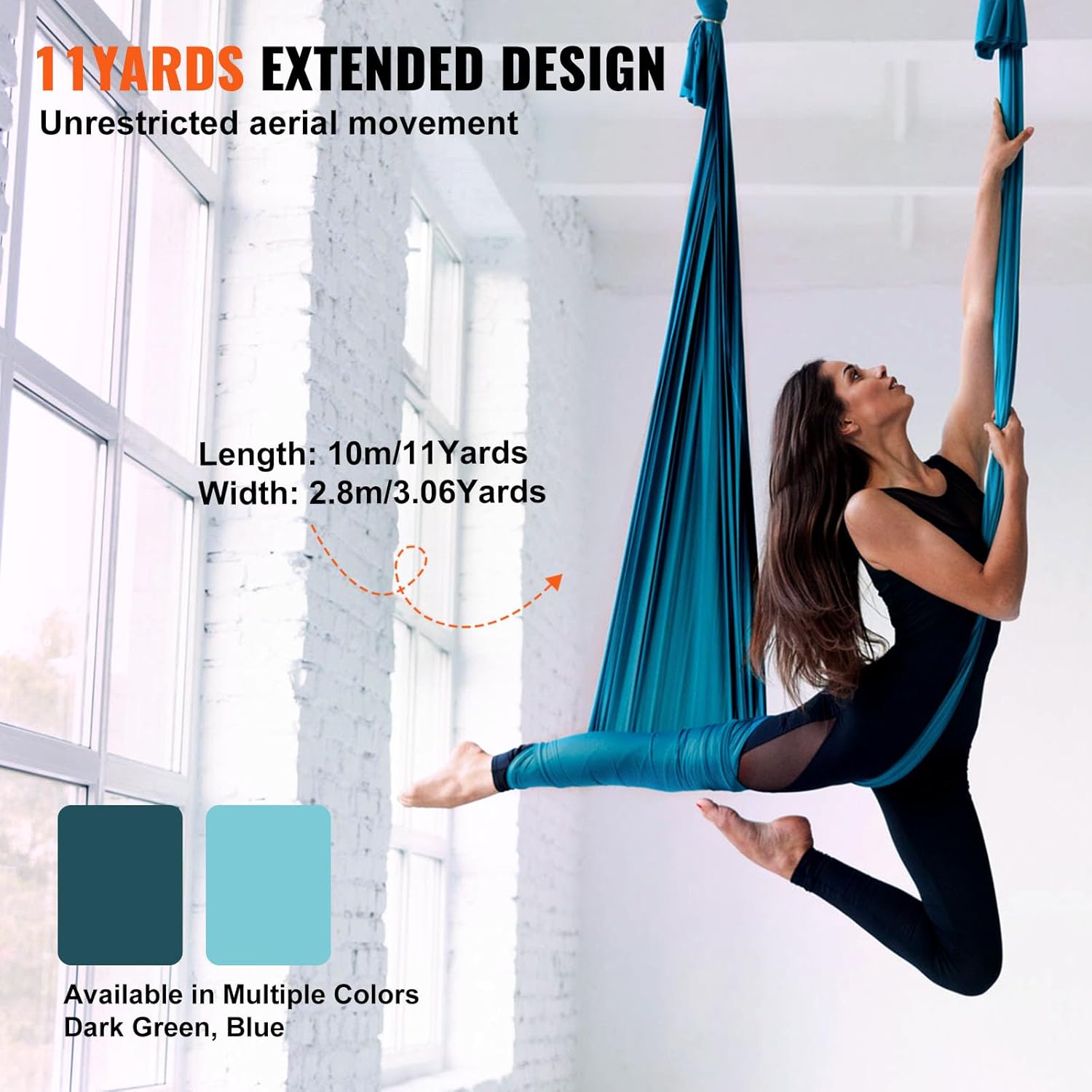 Set Sutra Udara 11 Yard, Hammo - Aerial Silk Hammock ulasan dan harga