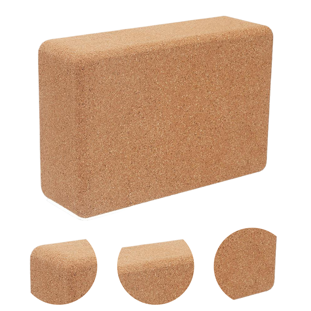 1 Buah Blok Yoga Gabus Anti Se - Yoga Block Cork ulasan dan harga