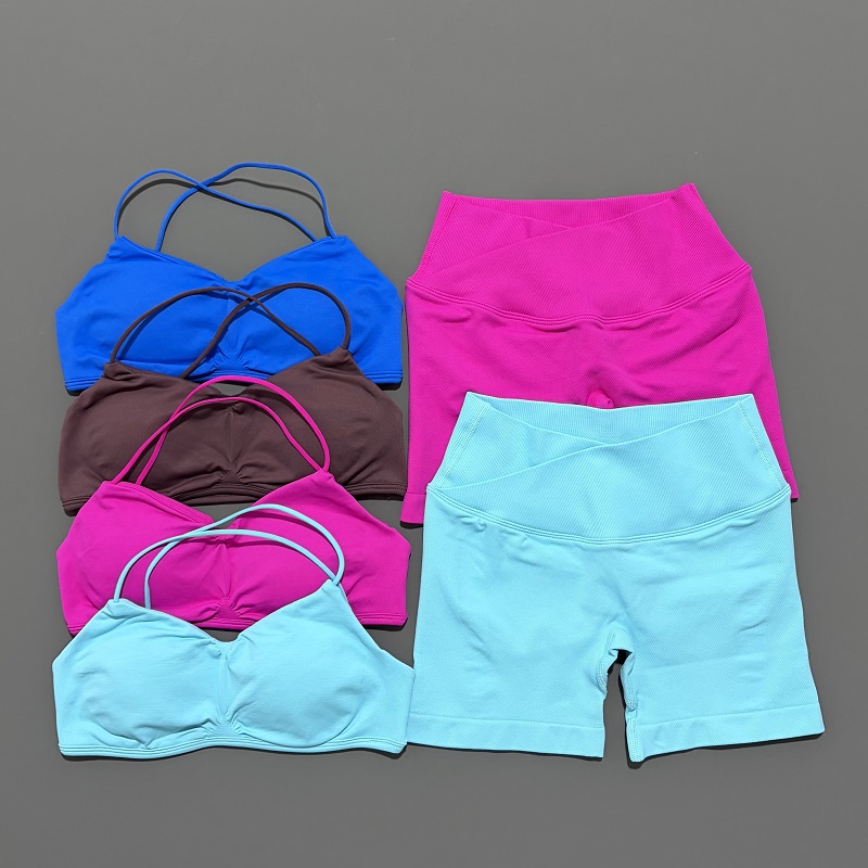 Set Olahraga Wanita 2 Potong V - Pilates Yoga Set ulasan dan harga