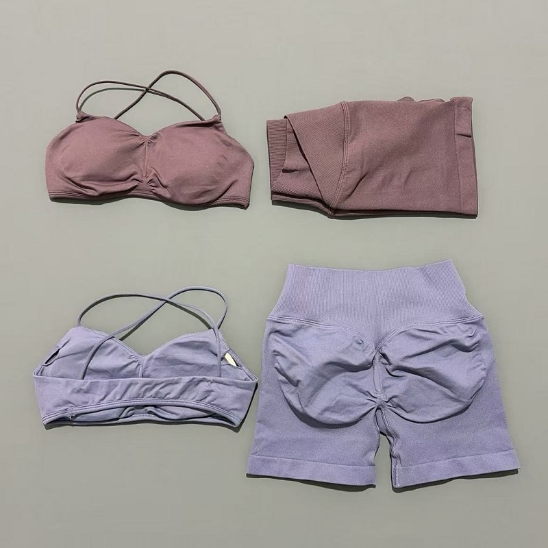 Set Olahraga Wanita 2 Potong V - Pilates Yoga Set ulasan dan harga