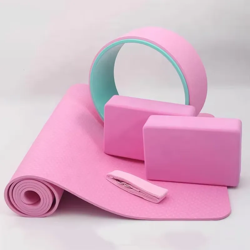Set Mat Yoga SANFAN Custom Pri - Yoga Block Cork ulasan dan harga
